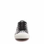 Jazzin Black Grey Floral Trainers