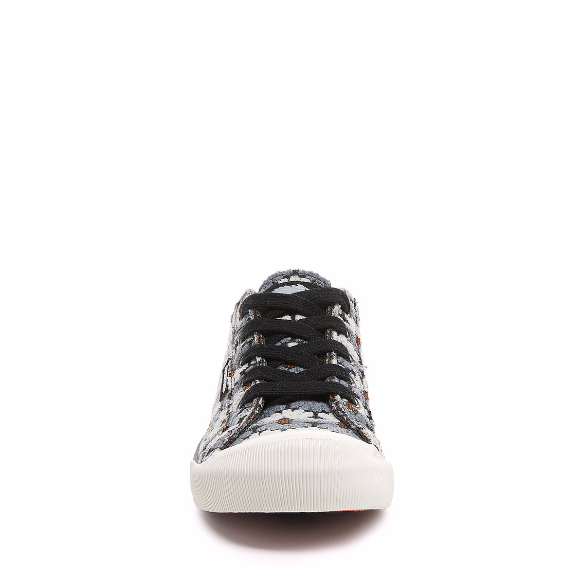 Jazzin Black Grey Floral Trainers