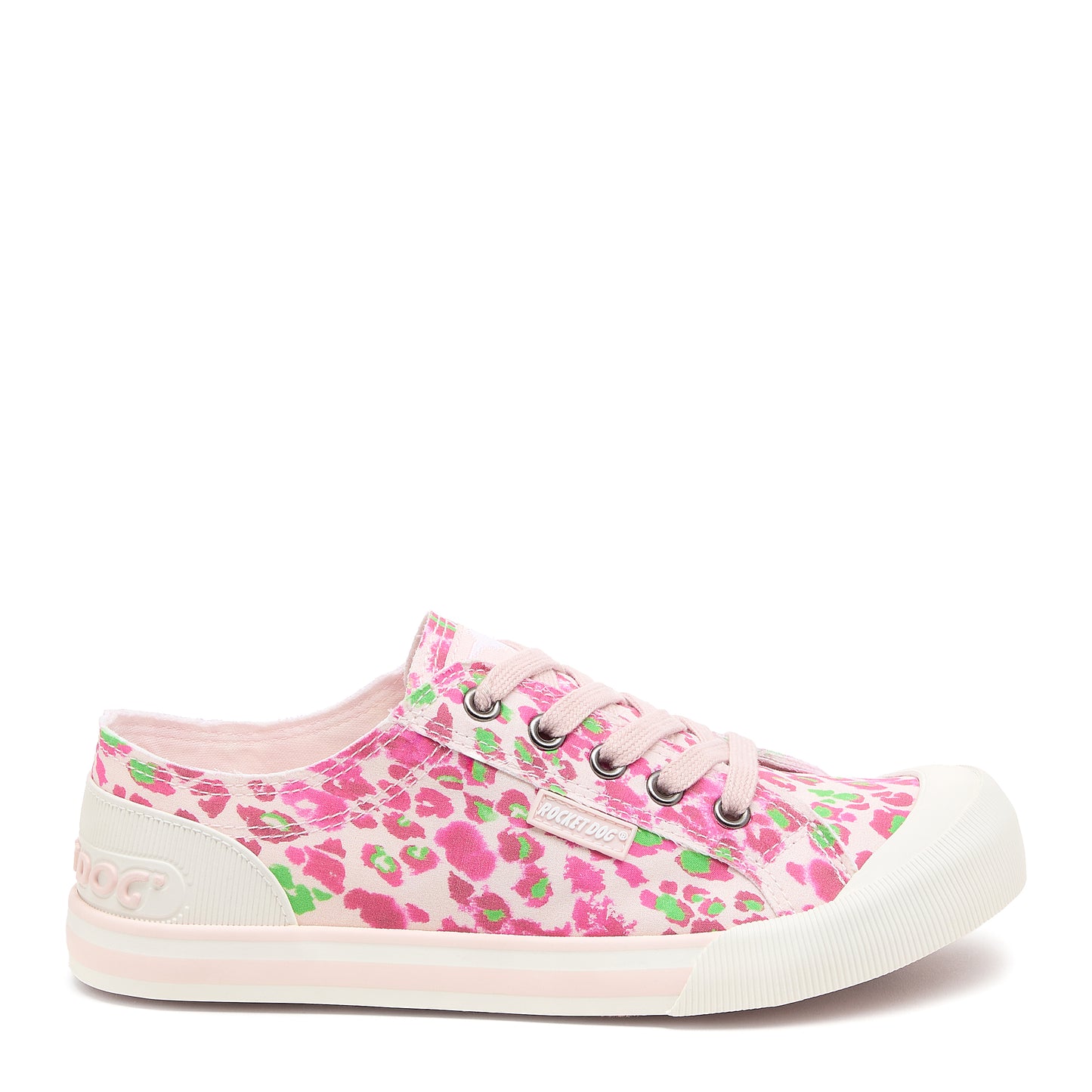 Jazzin Pink Animal Print Trainers