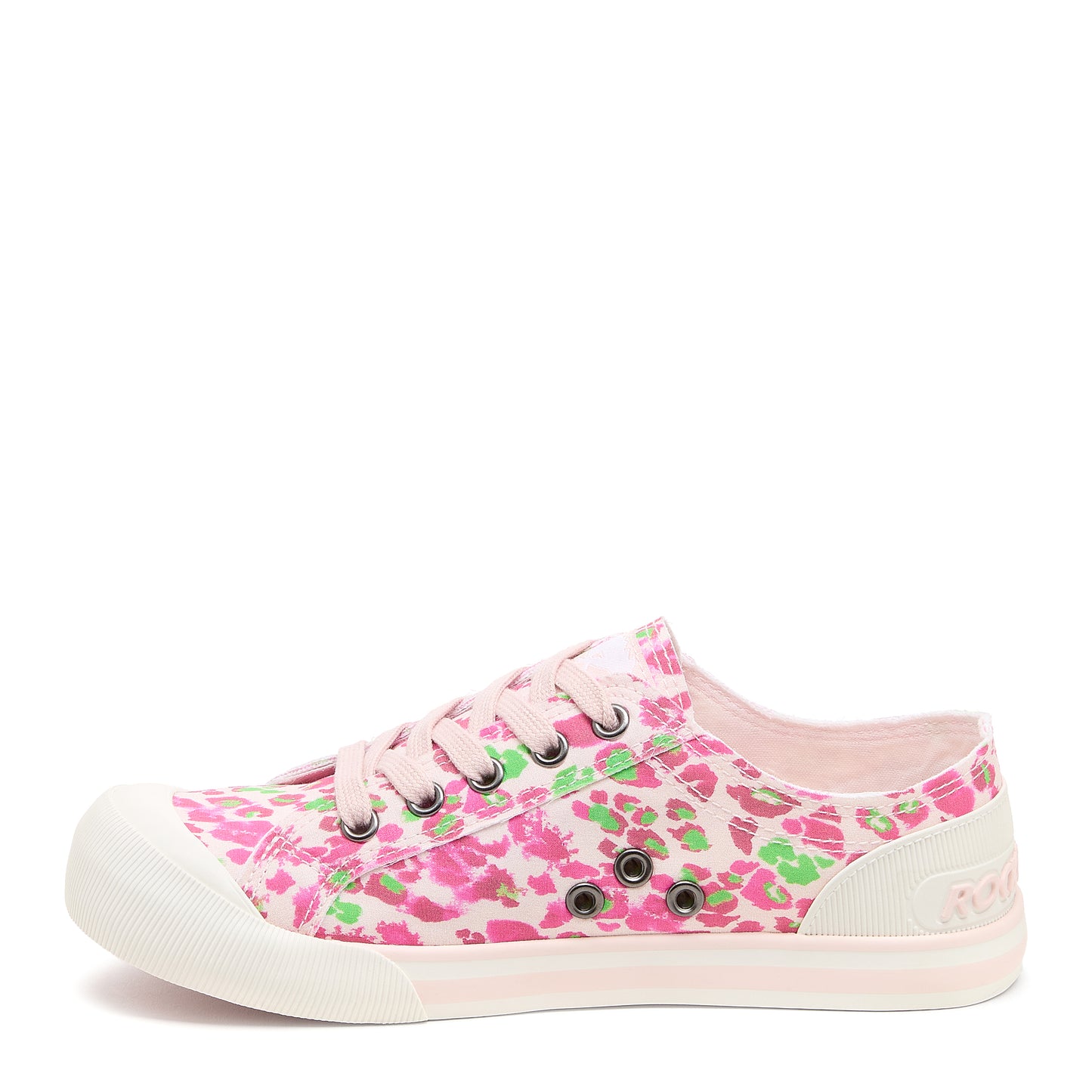 Jazzin Pink Animal Print Trainers