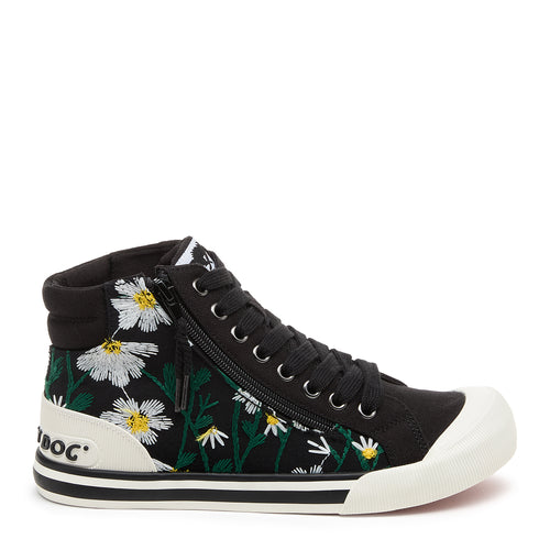 Womens black high top tennis shoes hotsell
