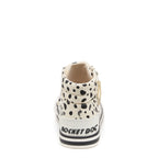 Jazzin Off White Spotty High-top Trainers