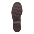 Jimmy Brown Boots dark brown boots sole view showing chevron tread pattern