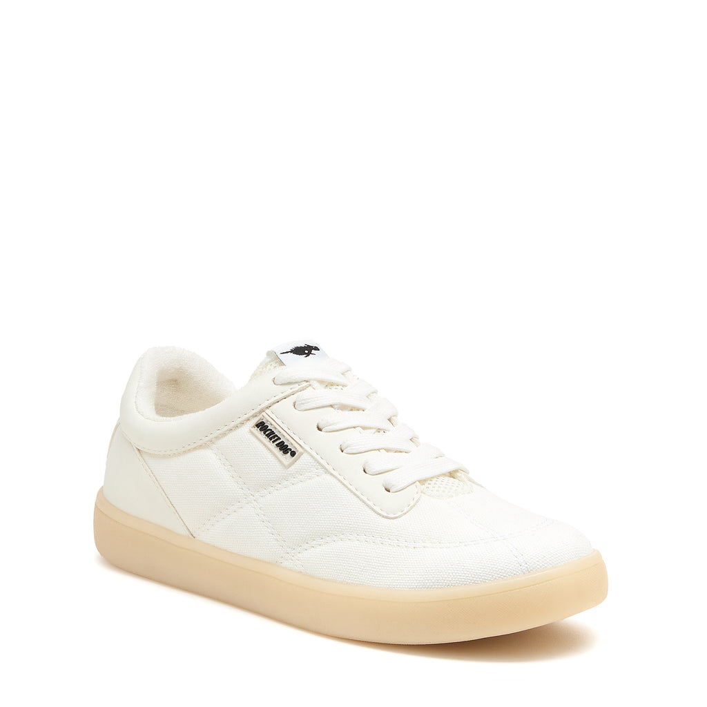 Kitty White Canvas Trainers