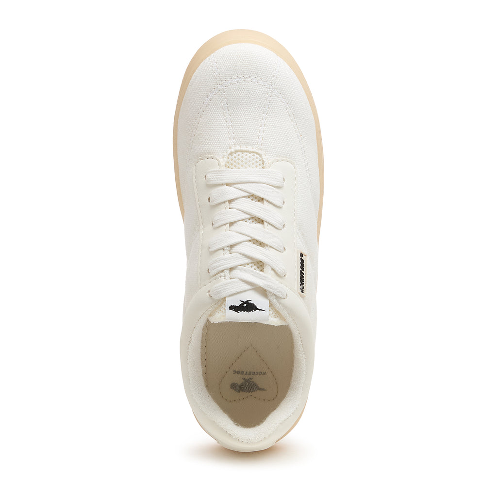 Kitty White Canvas Trainers