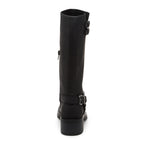 Nash Black Tall Biker Boots