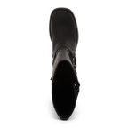 Nash Black Tall Biker Boots