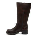 Nash Brown Tall Biker Boots