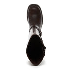 Nash Brown Tall Biker Boots