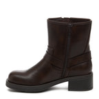Nino Brown Biker Boots