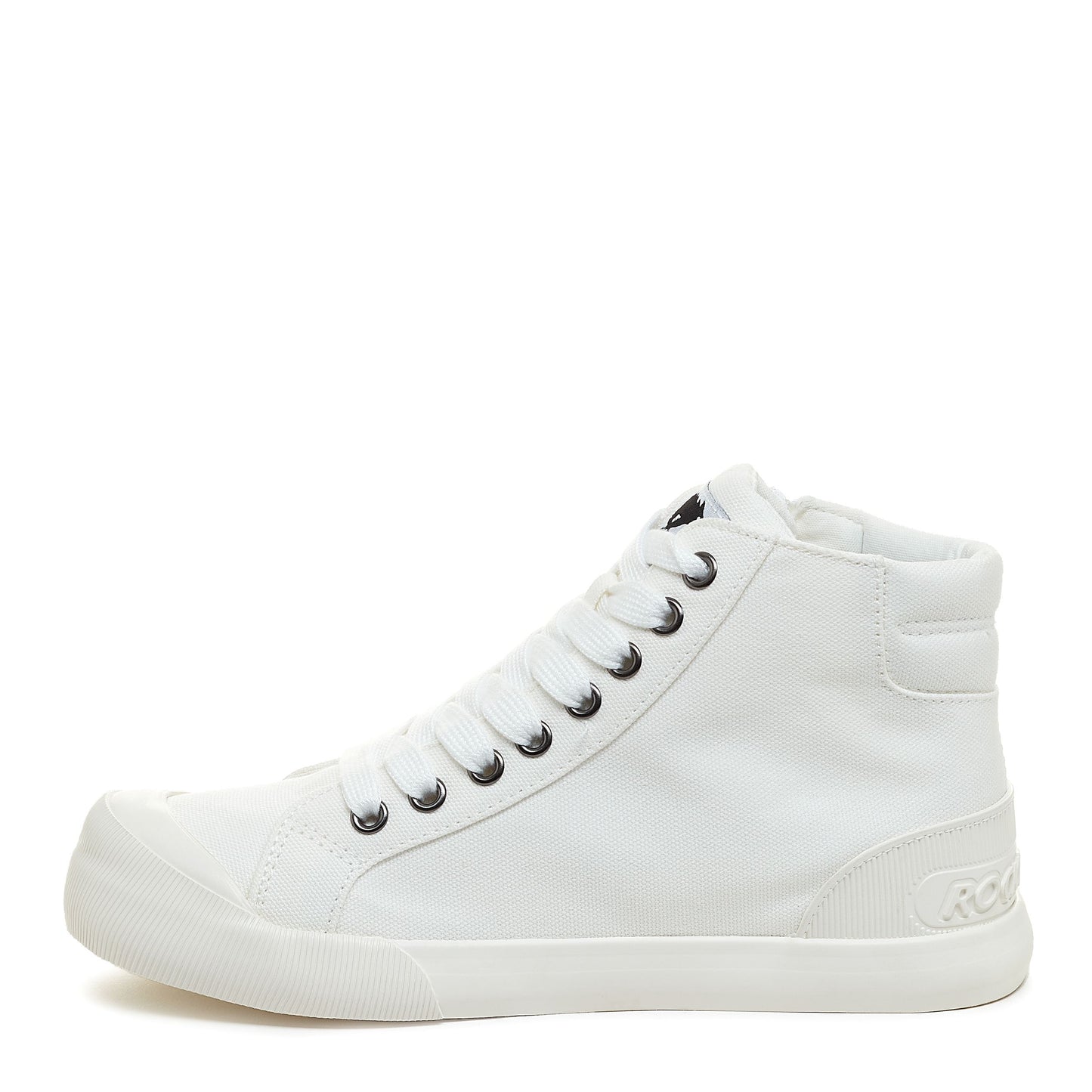 Jazzin All White High Top Trainers