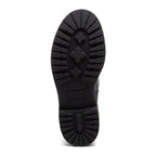 Parker Black Knee High Boots black boots sole view showing black tread pattern
