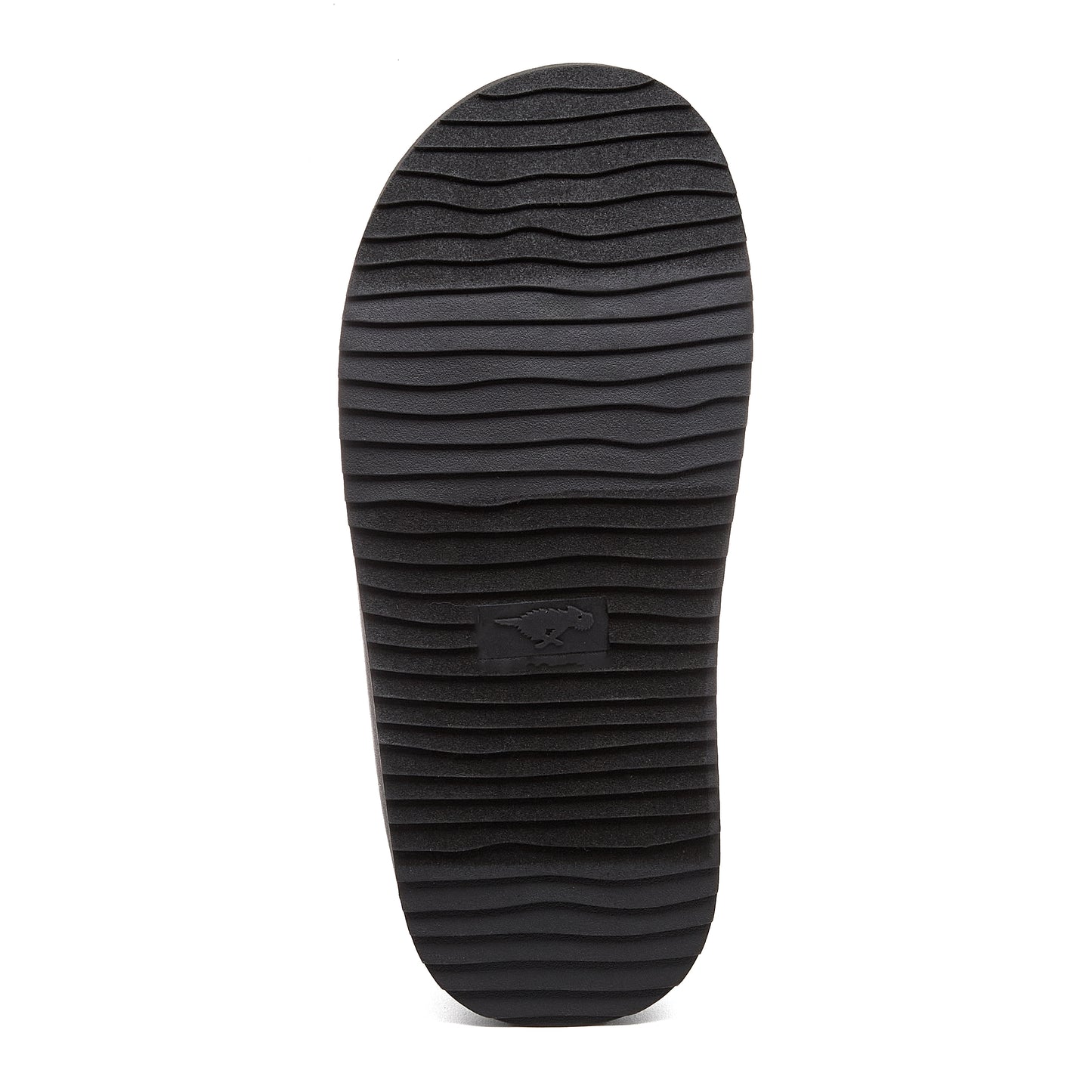 Ryder Black Slipper Boots casual boot outsole view showing black tread pattern and Rocket Dog sole logo