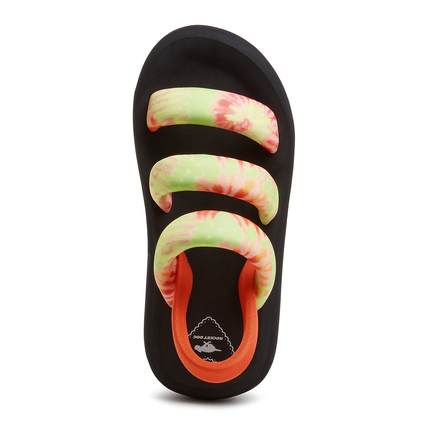 Smile Orange Multi Sandals