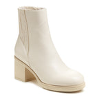 Sonora Bone Platform Chelsea Boots