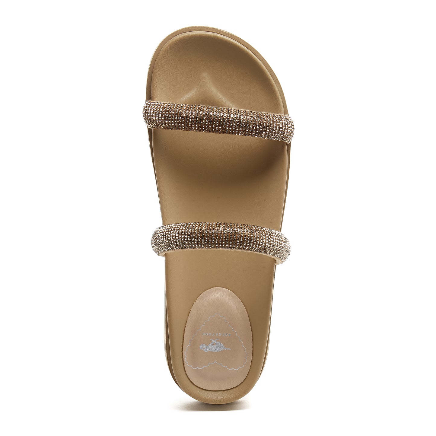 Sparkle Camel Slide Sandals