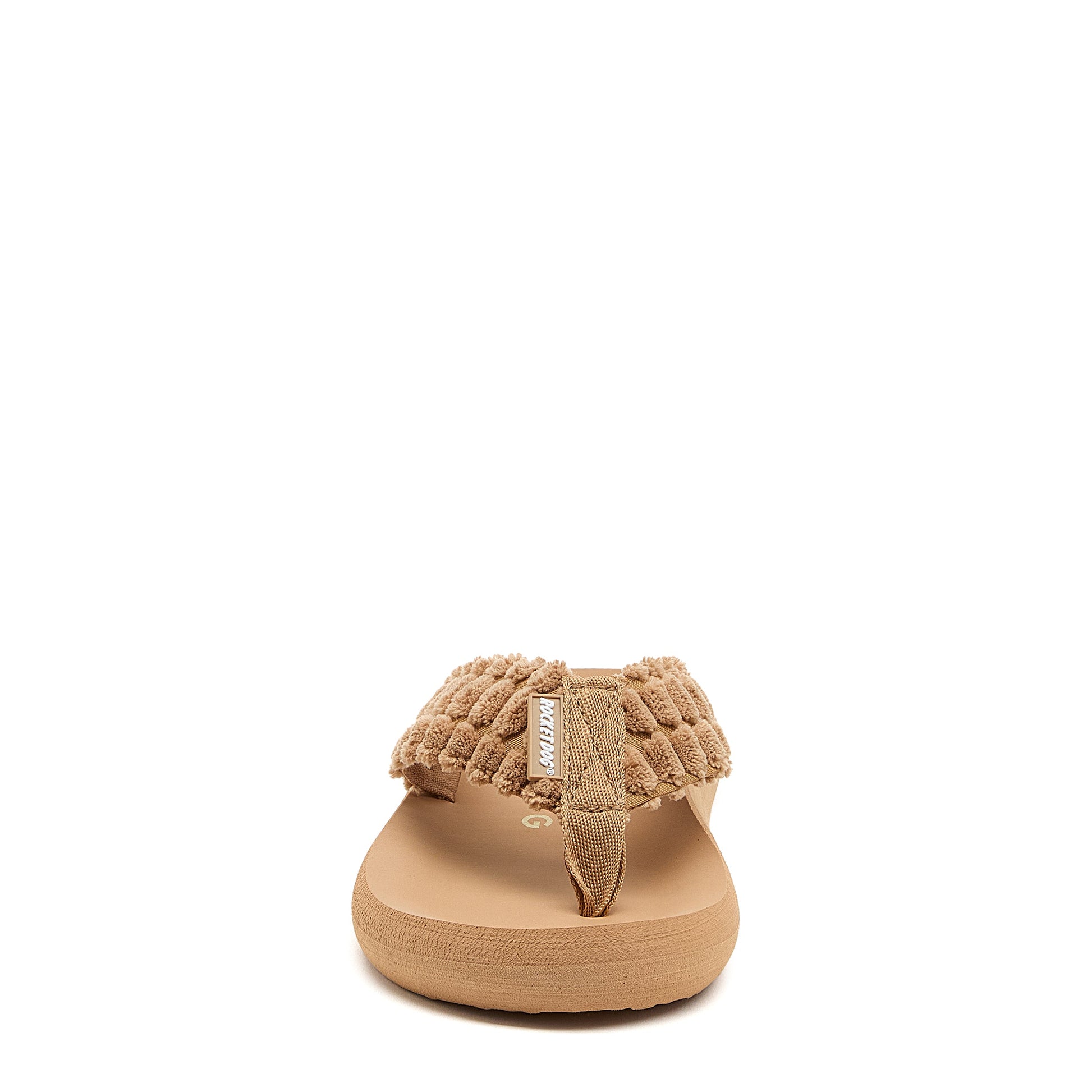 Spotlight Camel Atom Flip Flops | Light tan EVA sole | 1 inch platform | Rocket Dog