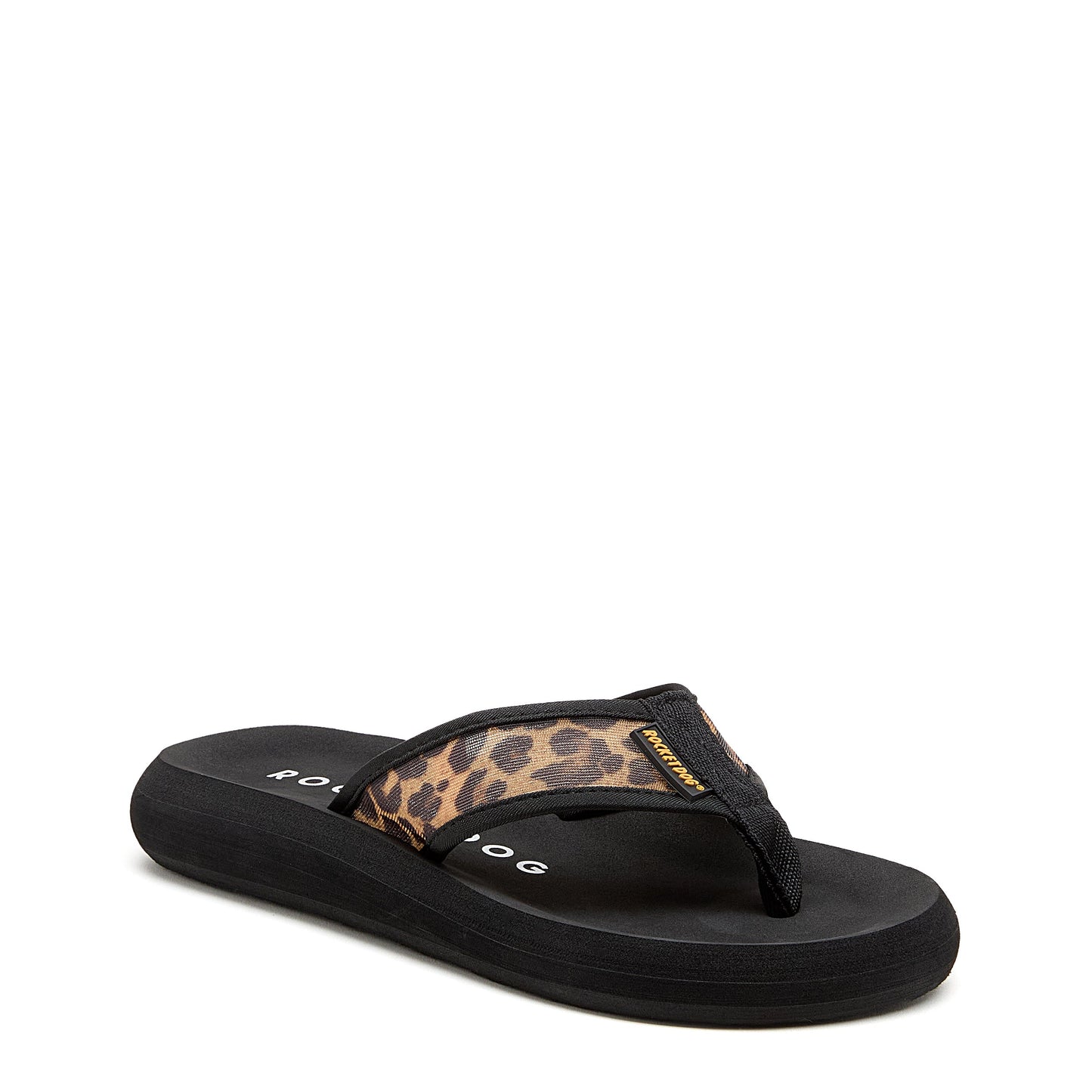Spotlight Leopard Mesh Flip Flops | Women's flip flop by Rocket Dog