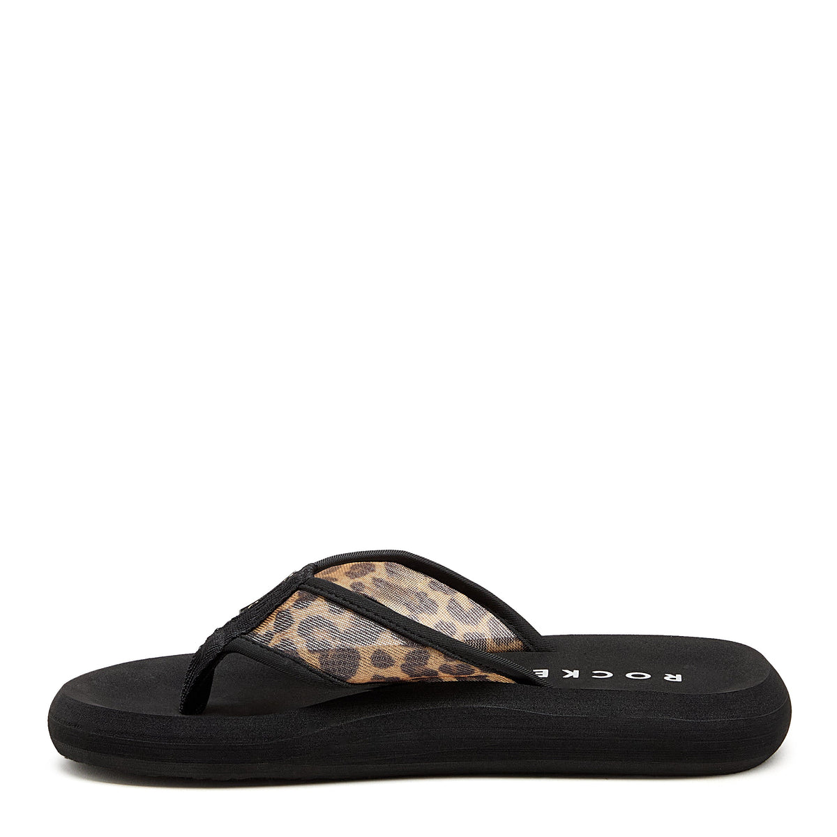 Spotlight Leopard Mesh Flip Flops | Comfortable women's flip flop | Rocket Dog
