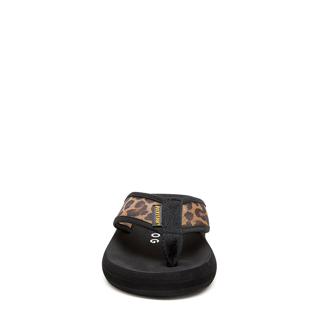 Spotlight Leopard Mesh Flip Flops | Everyday women's flip flop | Rocket Dog