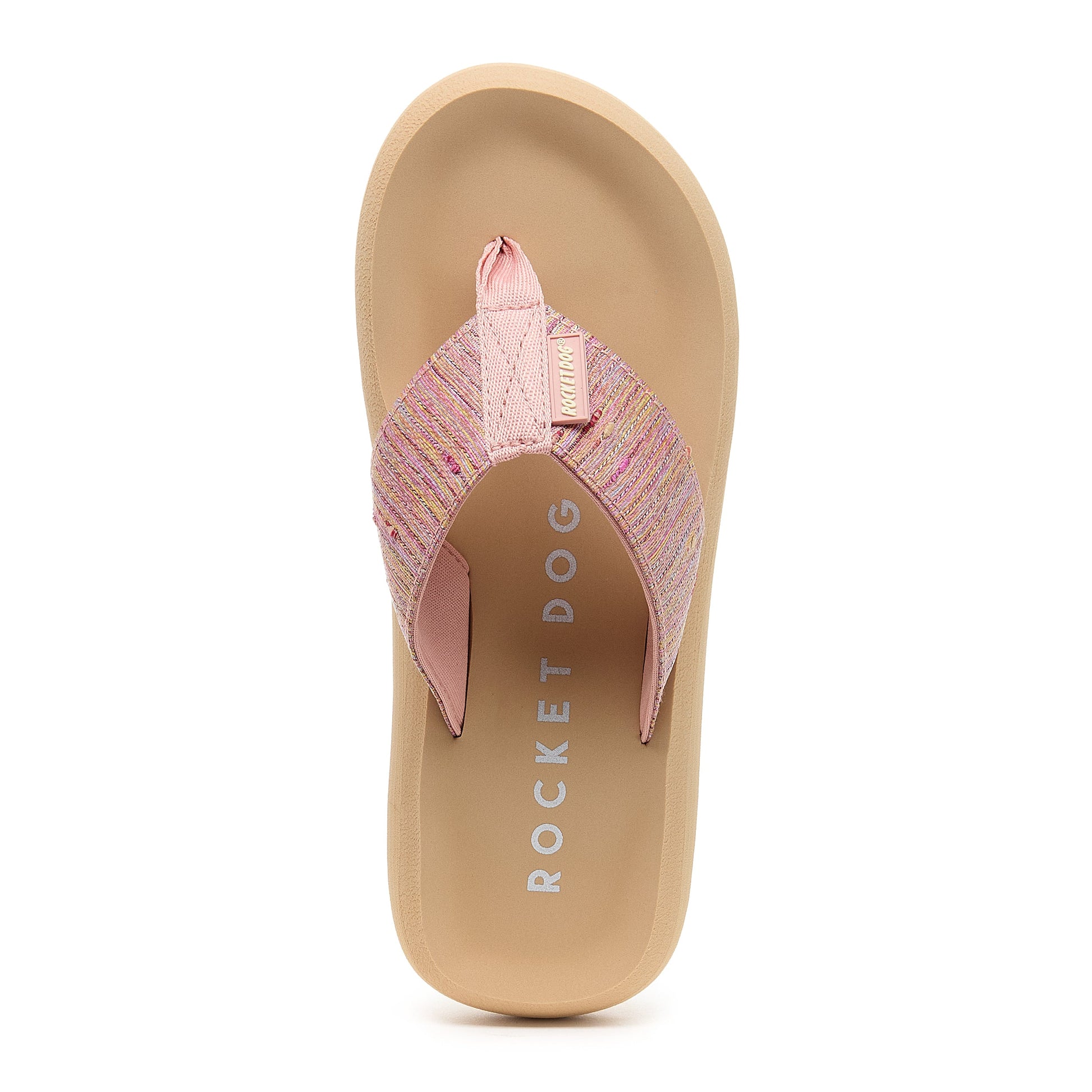 Rocket Dog Spotlight Pink Perry Stripe Flip Flop