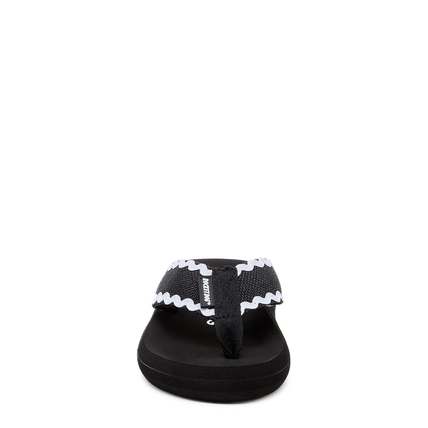 Spotlight Black Waves Flip-flops