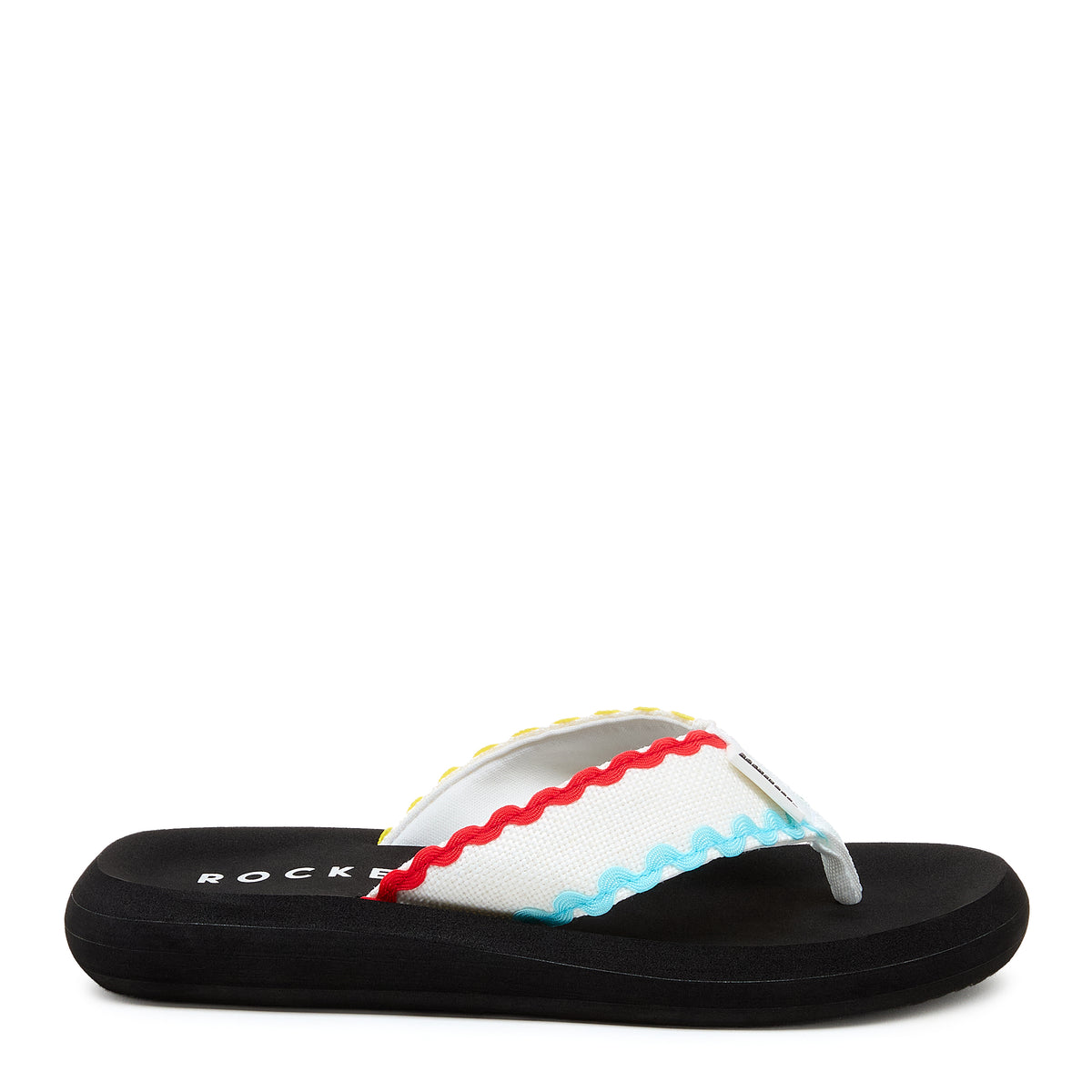 Spotlight White Waves Flip-flops