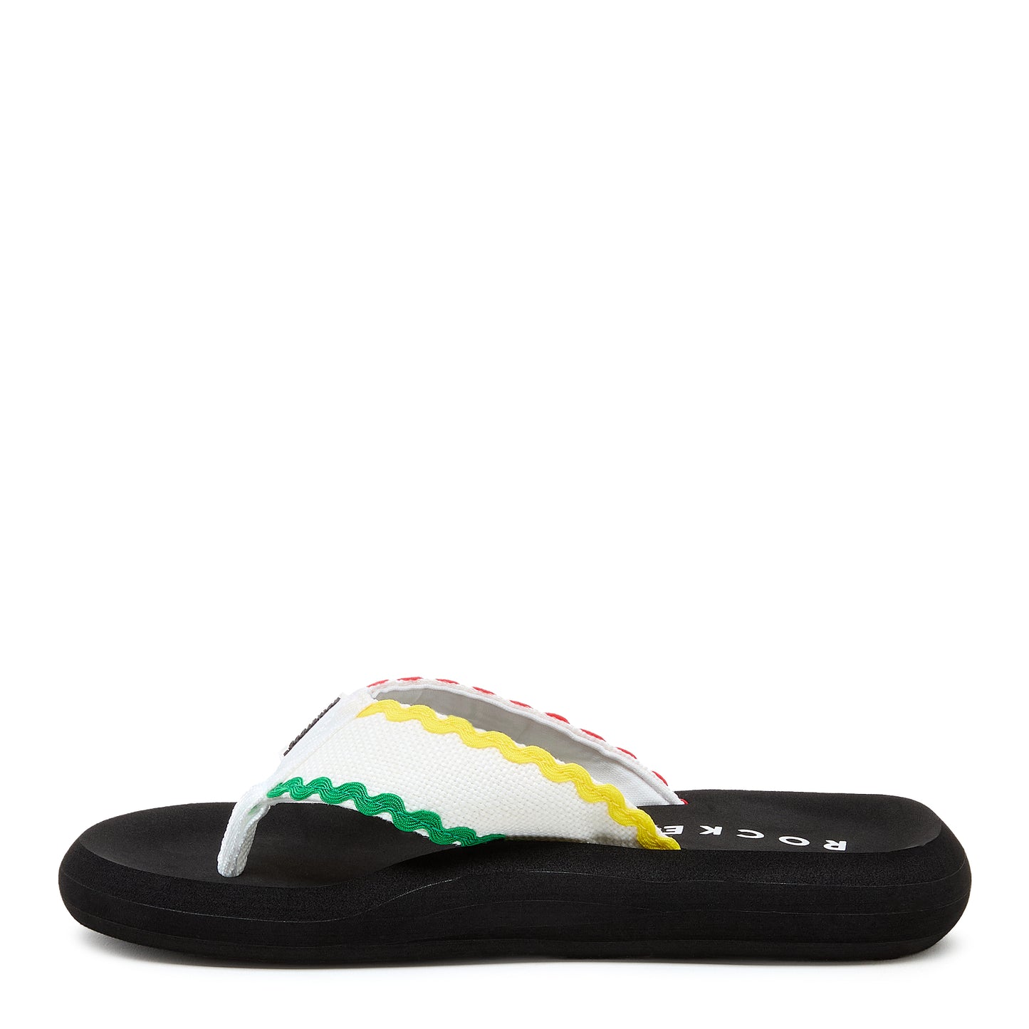 Spotlight White Waves Flip-flops