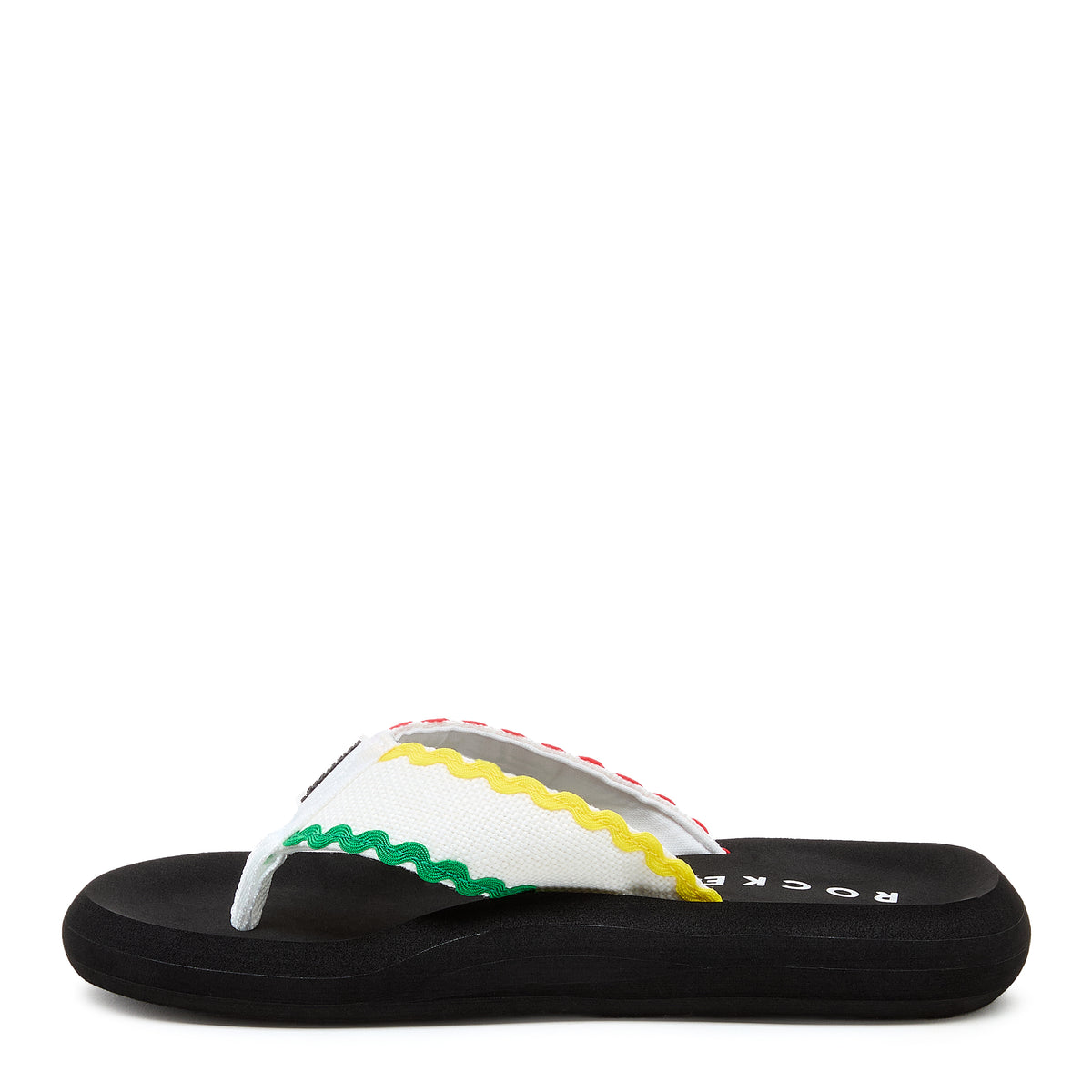 Spotlight White Waves Flip-flops