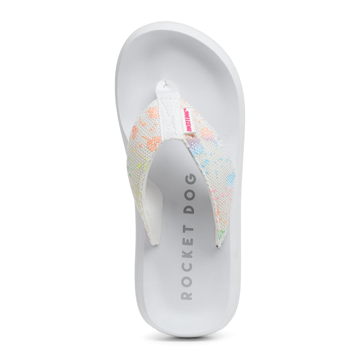 Rocket Dog Dames Flip Flop Sandalen, Zwart, Dubbele Crème, 37 EU Rocket Dog Dames Flip Flop Sandalen, Zwart, Dubbele Crème, 37 EU