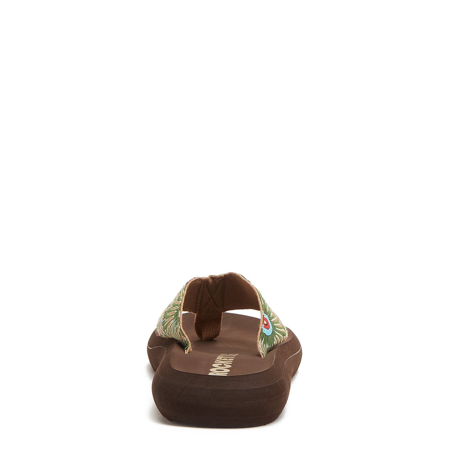 Spotlight Garden Flip Flop | Brown EVA flatform footbed | comfortable women's flip flop