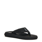 Spotlight Black Crochet Flip-Flops