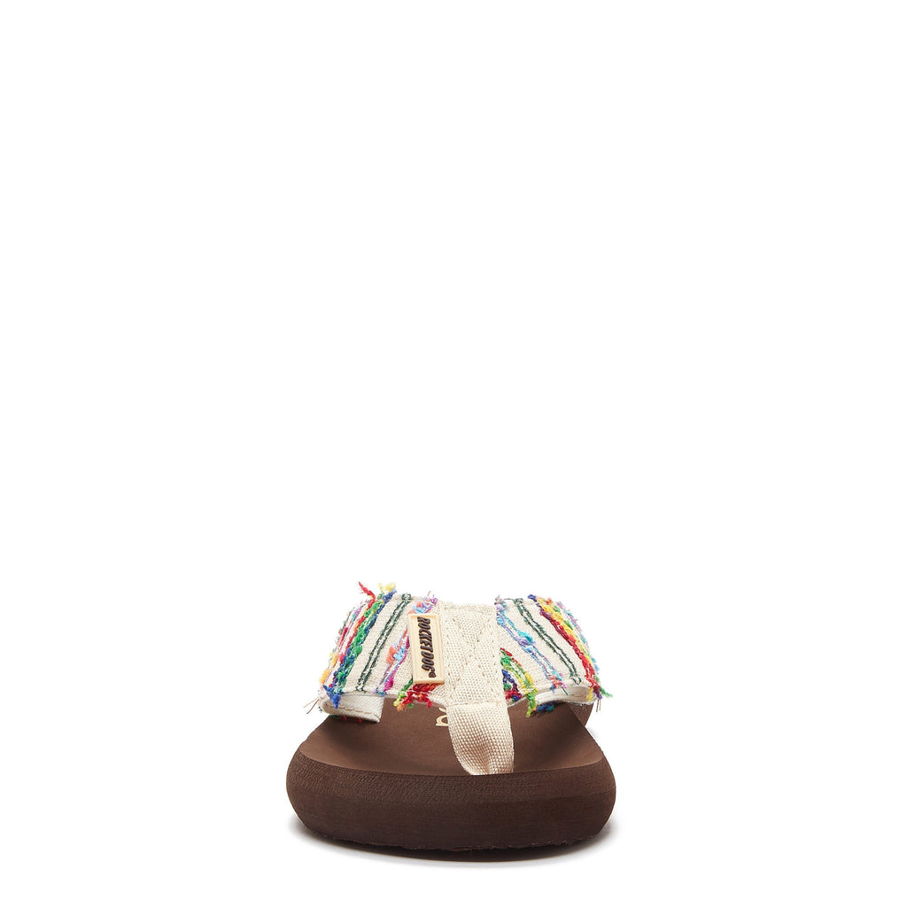 Spotlight Color Stripe Flip Flop | Mesh women's flip-flop for everyday wear