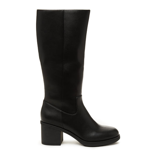 Stanley Black Tall Platform Boot