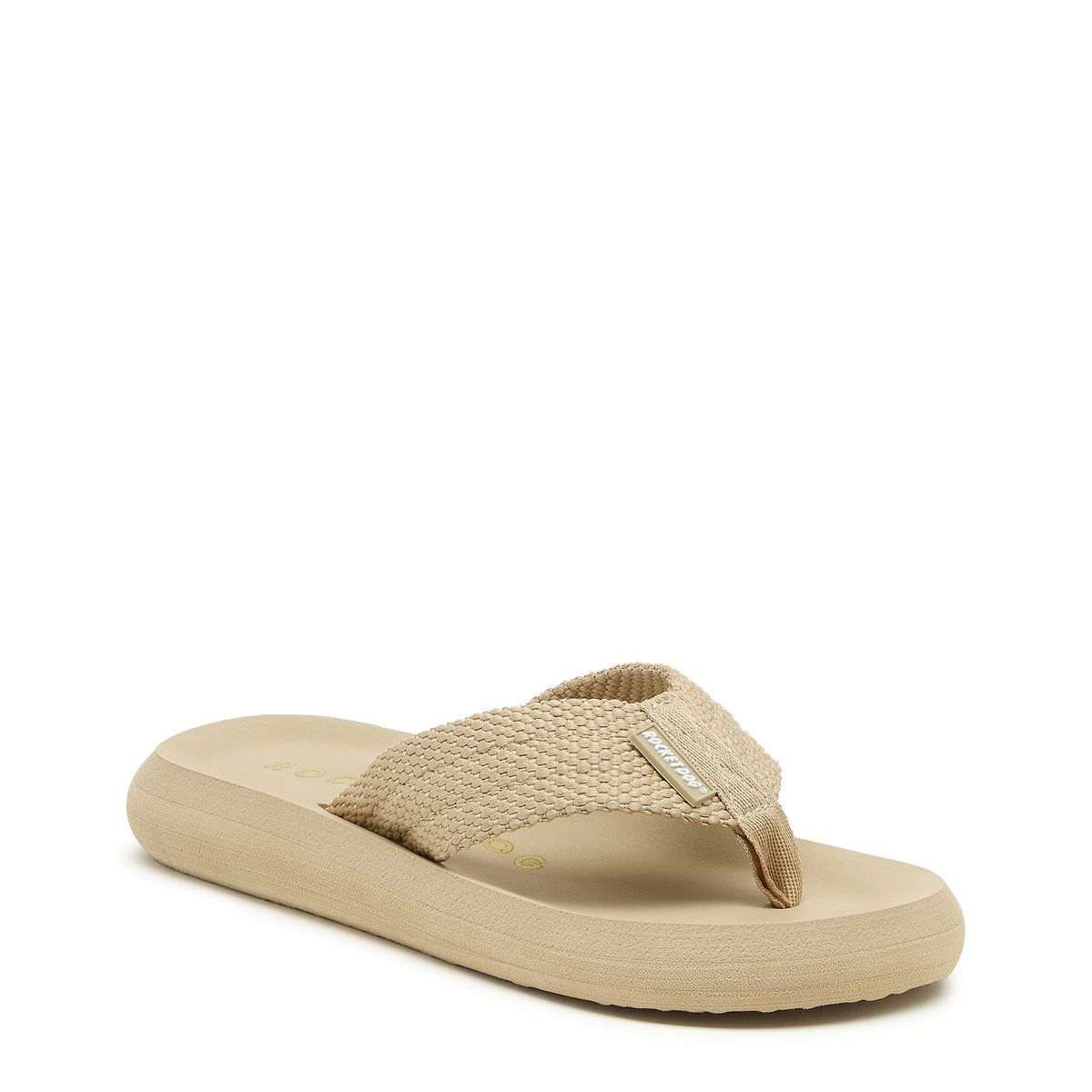 Rocket Dog Sunset Taupe Webbing Women’s Flip-Flops