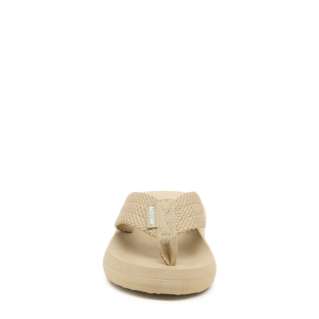 Rocket Dog Sunset Taupe Webbing Women’s Flip-Flops