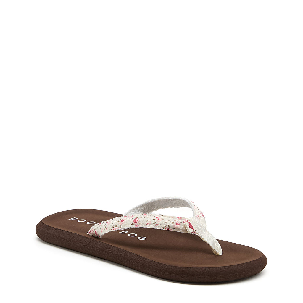 Sunset Slim Natural Flip Flops | Women's flip flop by Rocket Dog