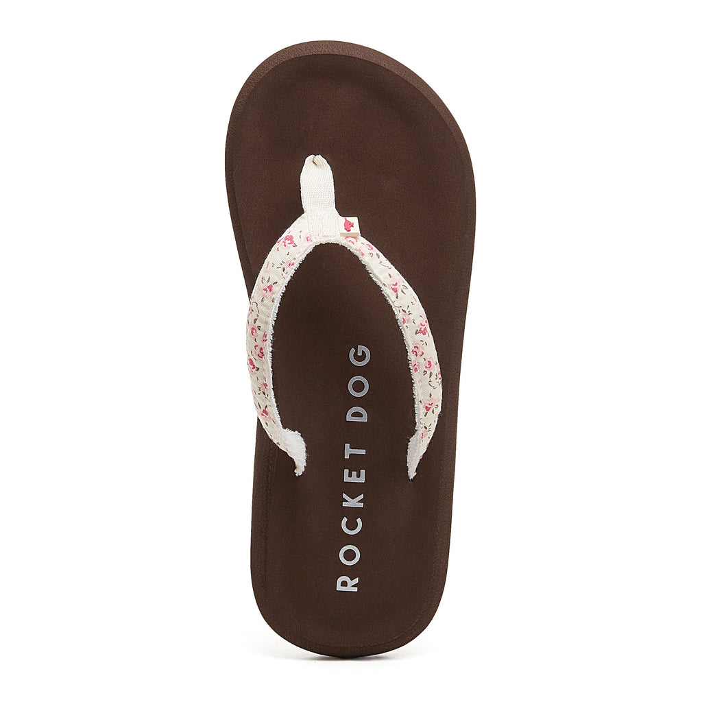 Sunset Slim Natural Flip Flops | Comfort detail | Women's flip flop | Rocket Dog