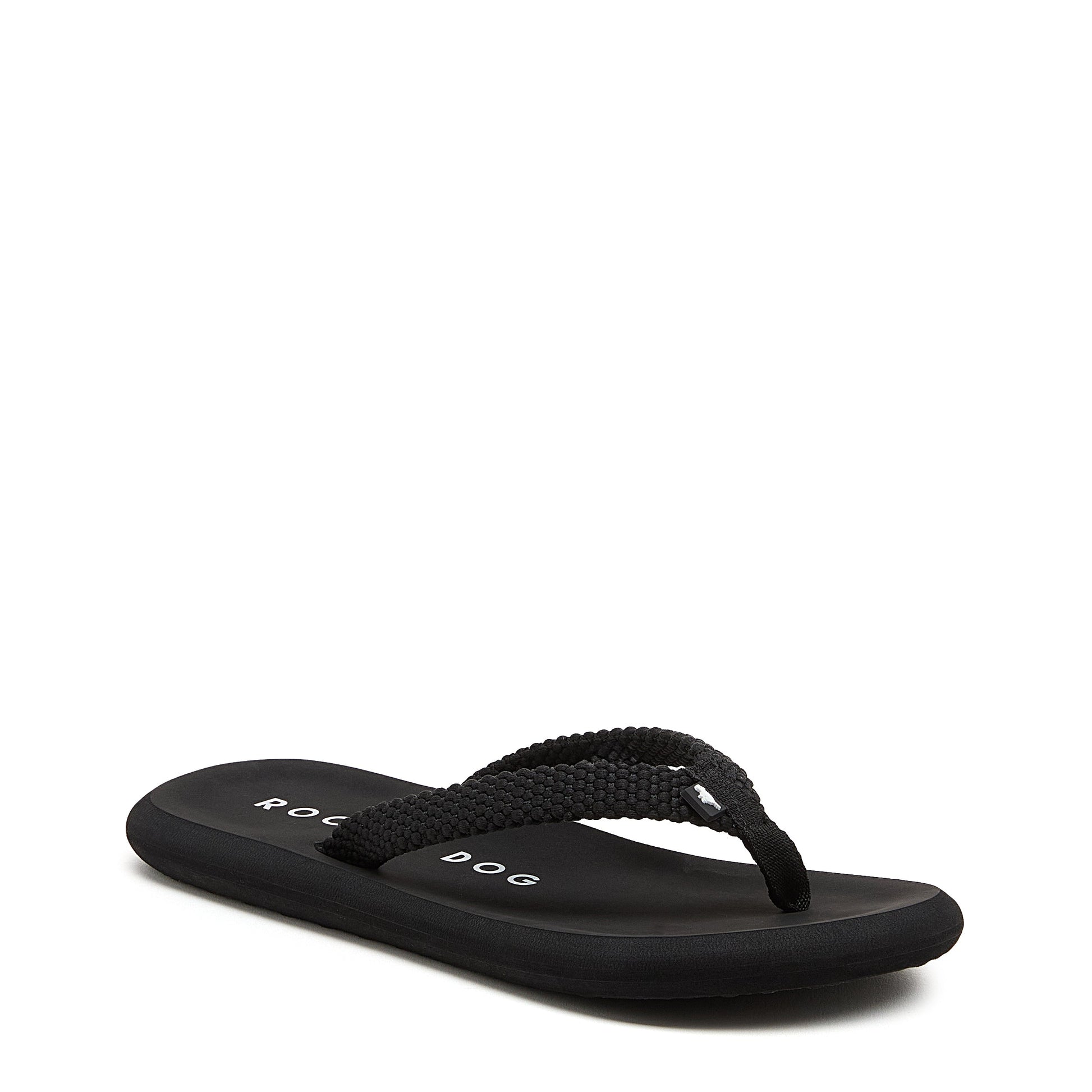 Sunset Slim Black Flip Flops | Women's flip flop by Rocket Dog