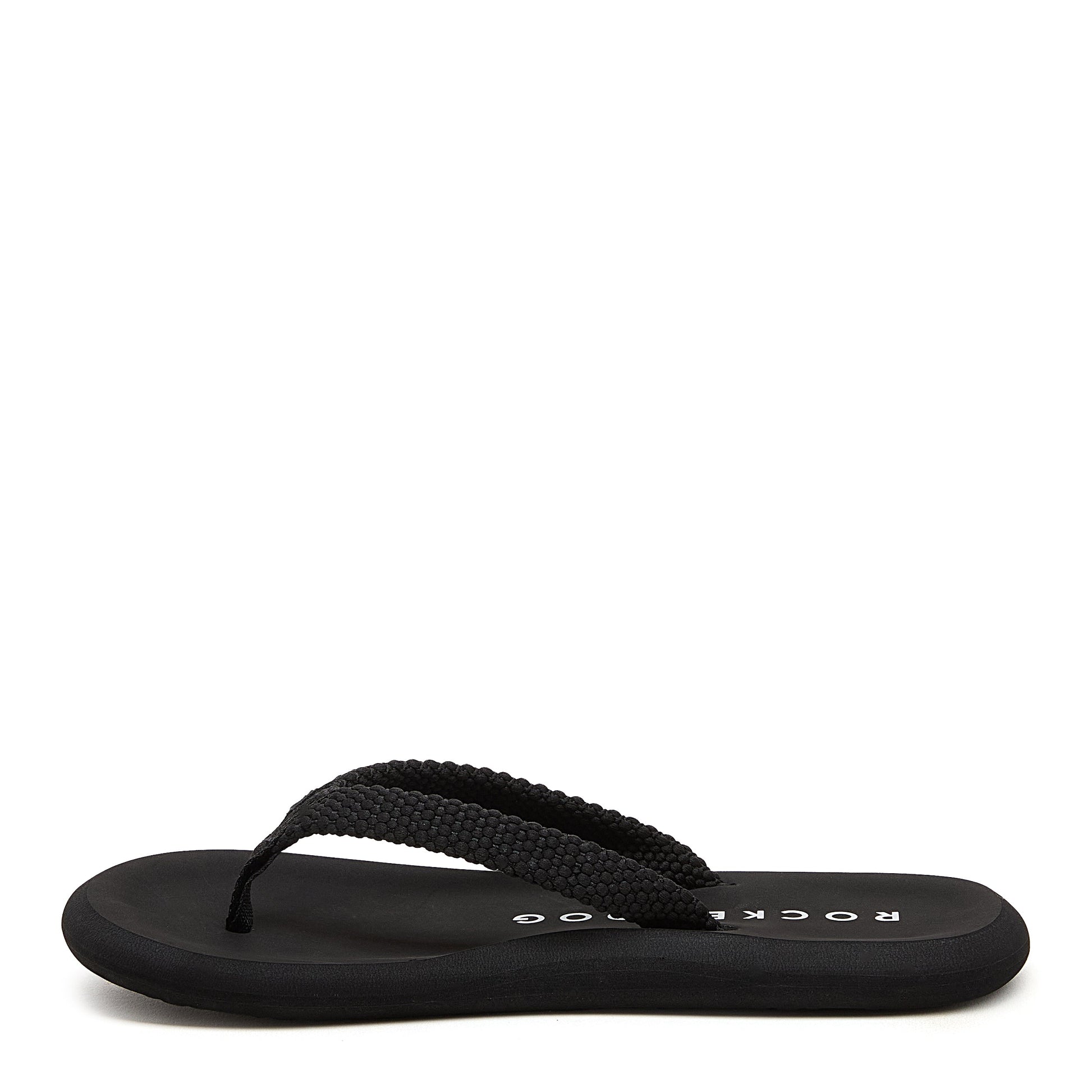 Sunset Slim Black Flip Flops | Comfortable women's flip flop | Rocket Dog