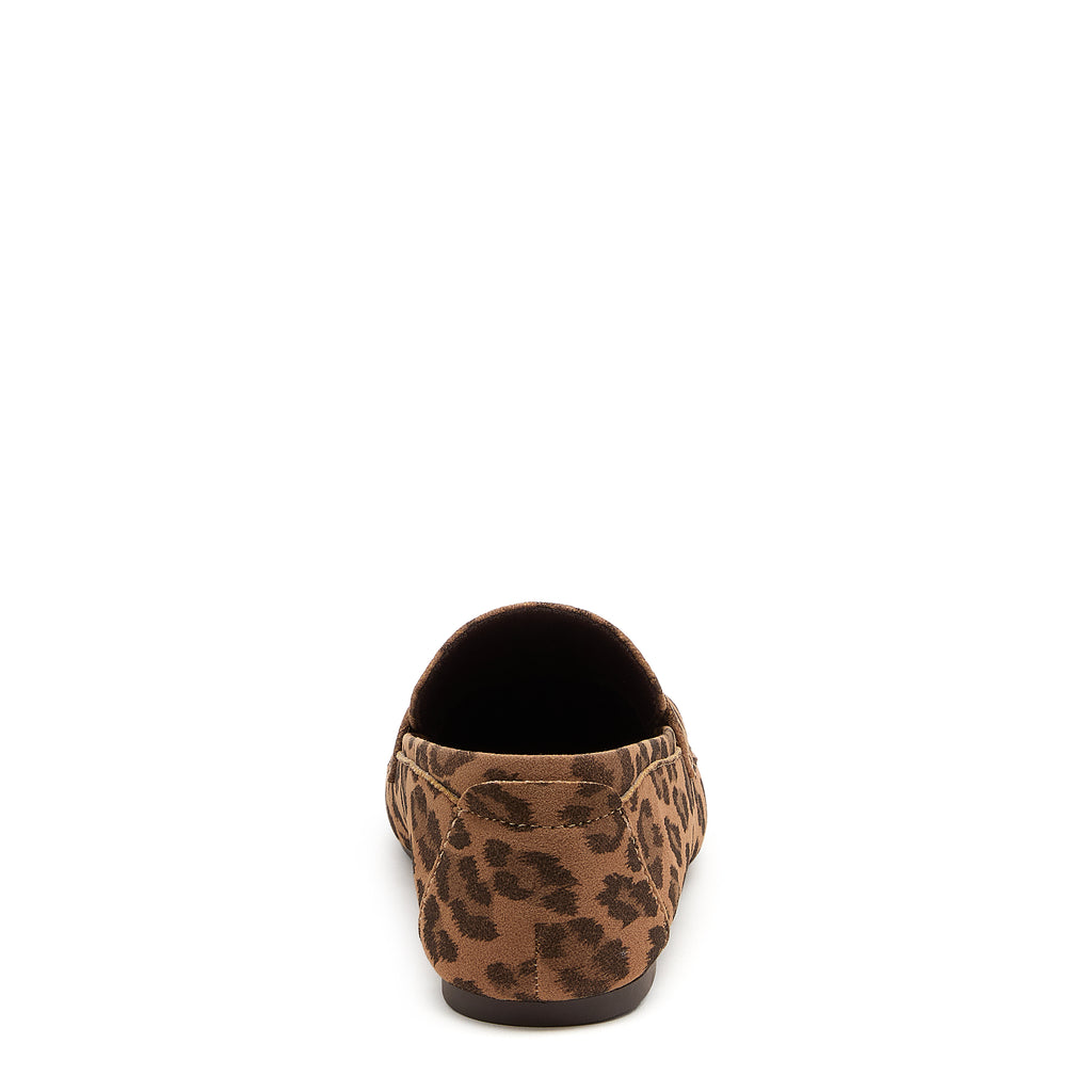 Trixie Tan Leopard Print Loafers