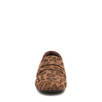 Trixie Tan Leopard Print Loafers