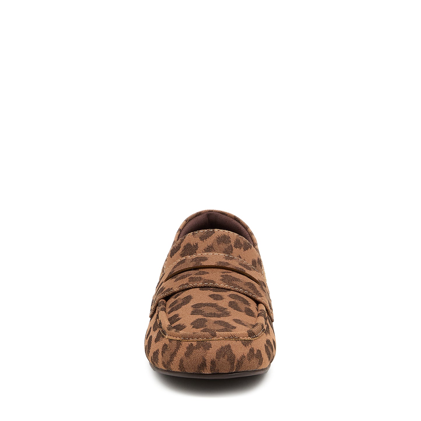 Trixie Tan Leopard Print Loafers