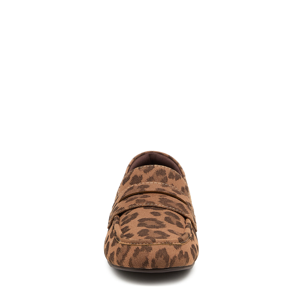 Trixie Tan Leopard Print Loafers