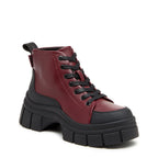Rocket Dog Trusty Burgundy Chunky Boots