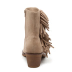 Yankee Taupe Tassel Cowboy Boots