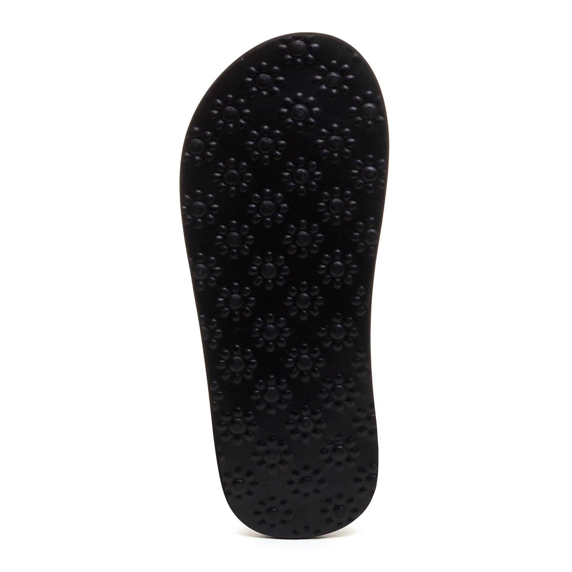 Adios Black Floral Print Flip-Flops