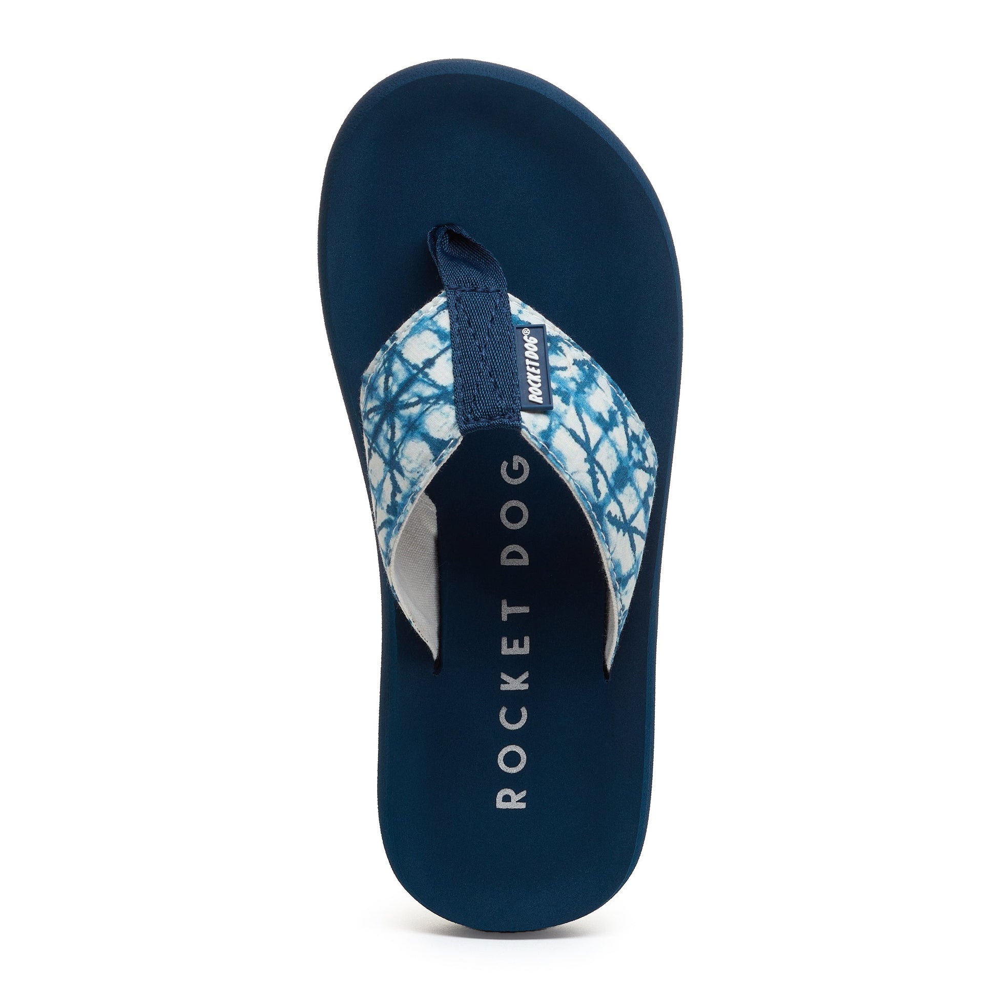 Adios Blue Tie-dye Flip-Flops