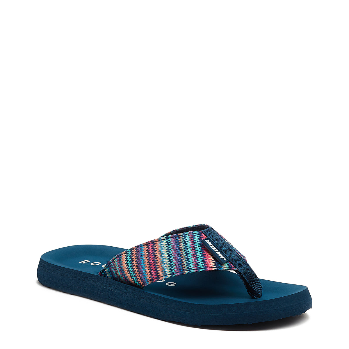 Rocket Dog | Adios Blue Zig Zag Flip Flops