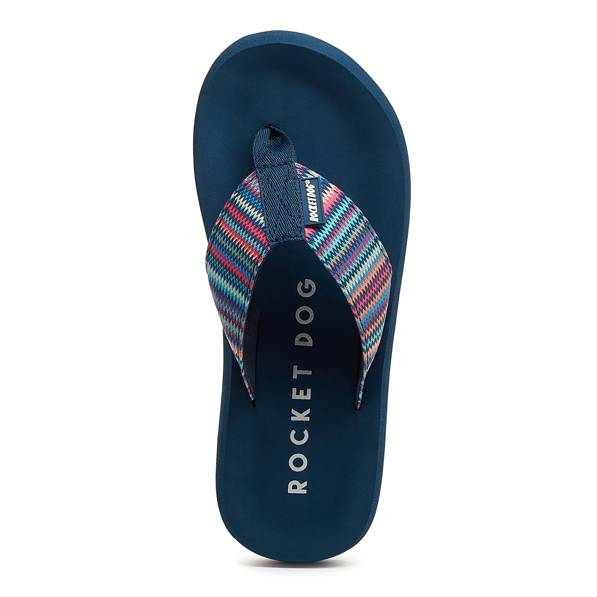 Rocket Dog | Adios Blue Zig Zag Flip Flops